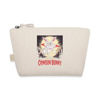 Nacht des Crimson Bunny - Hasendesign - Bio-Täschchen - Natur - Vorne