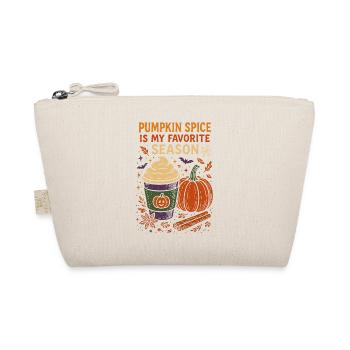 Pumpkin coffee Spice Is My Favorite Season Funny - Organic Pouch - nature - Front