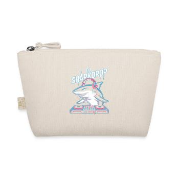 DJ SHARKDROP Shark DJ Booth Rave Vibes - Organic Pouch - nature - Front