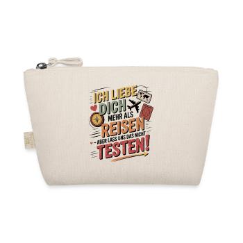 Test de voyage I Love You - Trousse biologique - nature - Devant