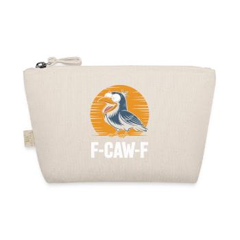F-Caw-F Meme Crow - Organic Pouch - nature - Front