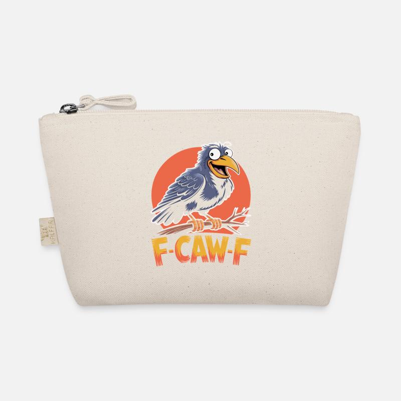 F-Caw-F Meme Krähe Bio-Täschchen