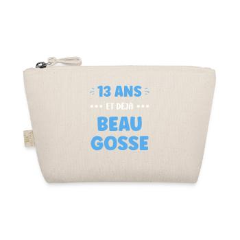 13 years old already handsome - Organic Pouch - nature - Front