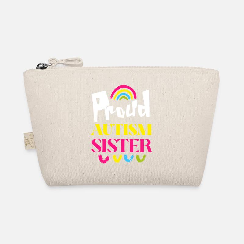 Proud Autism Sister Support autism awareness Organic Pouch