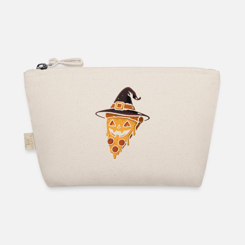 Kürbispizza mit Hexenhut Bio-Täschchen