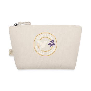 Funny Hummingbird Mem Winziger Vogel Big Energy - Bio-Täschchen - Natur - Vorne