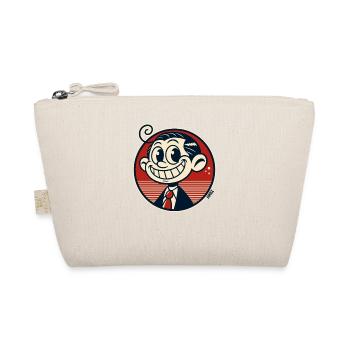 Funny little retro comic man - Organic Pouch - nature - Front