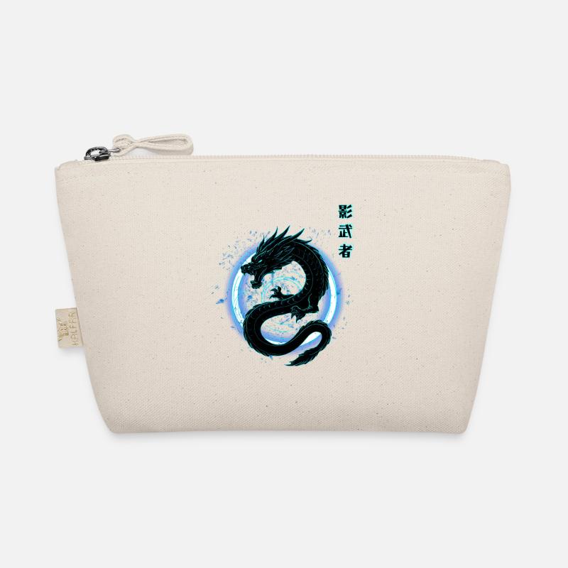 Japanisch neon blauer - Drache Bio-Täschchen