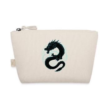 Neon Drache - Bio-Täschchen - Natur - Vorne