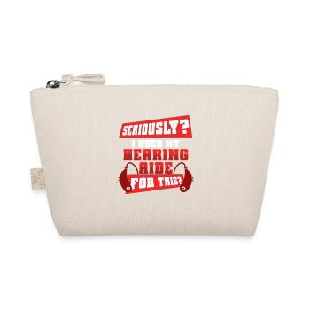 Deaf Deaf Hearing Impairment - Organic Pouch - nature - Front