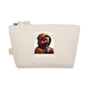 Guten Morgen Ganz Dünnes Eis Chamäleon Humor - Organic Pouch - nature - Front