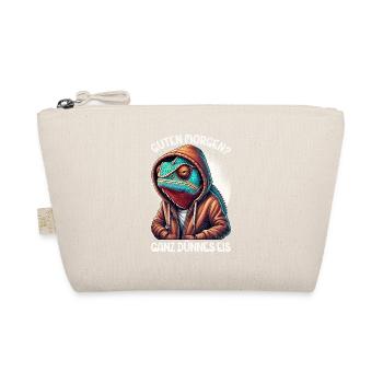 Guten Morgen Ganz Dünnes Eis Chamäleon Lustig - Organic Pouch - nature - Front