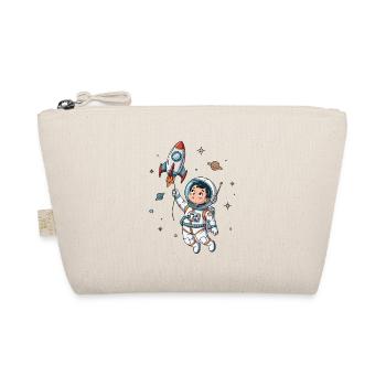 Astronaut Humor Space - Bio-Täschchen - Natur - Vorne