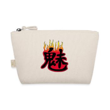 Kanji japonais pour le mot démon - Trousse biologique - nature - Devant