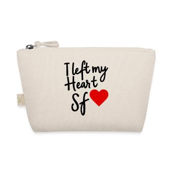 I Left my Heart San Francisco Liebe - Bio-Täschchen - Natur - Vorne
