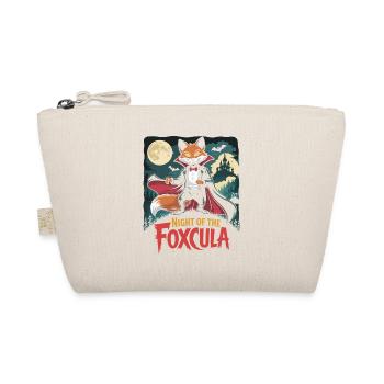 Nacht der Foxcula Fuchs Halloween Design - Bio-Täschchen - Natur - Vorne