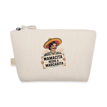 Mamacita Needs A Margarita Funny Sombrero - Organic Pouch - nature - Front