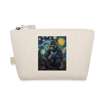 Gorille Gorille Singe Style Van Gogh Nuit étoilée - Trousse biologique - nature - Devant