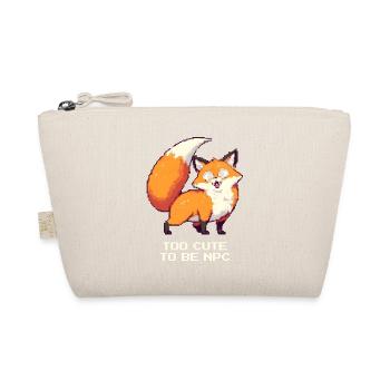 Derpy Fuchs mit Main-Character-Energy - Bio-Täschchen - Natur - Vorne