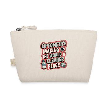 Optometry Making the World A Clearer Eye Doctor - Organic Pouch - nature - Front