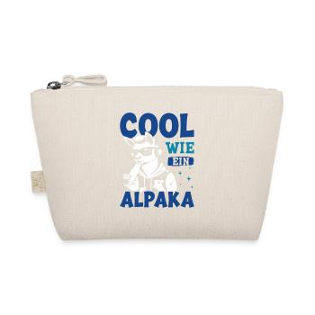 Alpaca Fan COOL AS AN ALPACA Llama Funny - Organic Pouch - nature - Front
