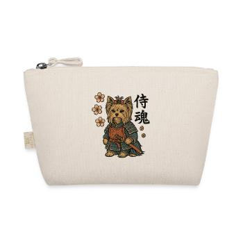 Dog Yorkshire Terrier Samurai Floral - Organic Pouch - nature - Front