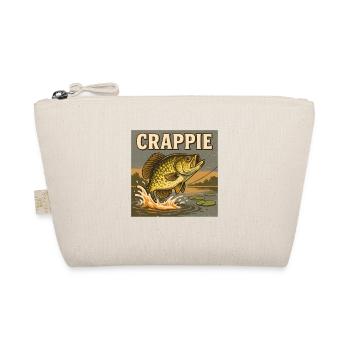 Crappie Jump Retro Fishing Poster - Organic Pouch - nature - Front