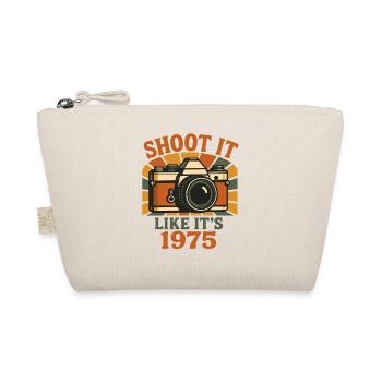 Retro Camera 1975 Motif - Organic Pouch - nature - Front
