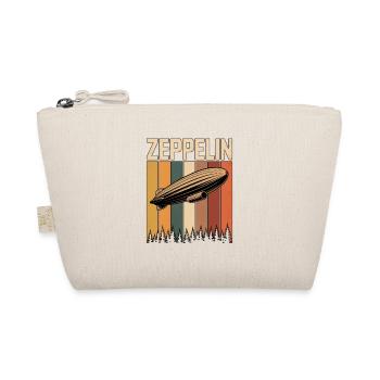 Zeppelin Airship Retro Vintage - Organic Pouch - nature - Front