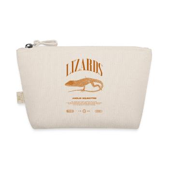 Cuban Knight Anole Reptile Keeper Lizard - Organic Pouch - nature - Front