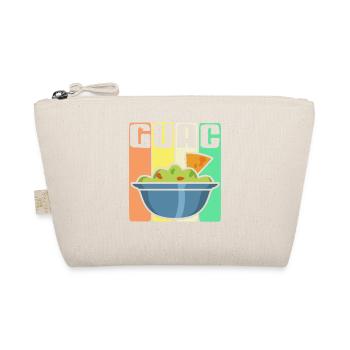 Guac Bowl With Chip Retro Style Humor - Bio-Täschchen - Natur - Vorne