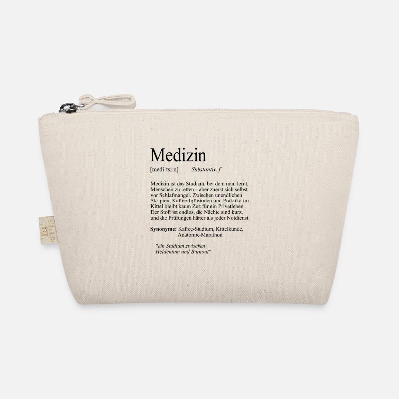 Unispruch "Medizin" Student Geschenk, Studenten Bio-Täschchen