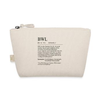 Unispruch "BWL" Student Geschenk, Studenten - Bio-Täschchen - Natur - Vorne