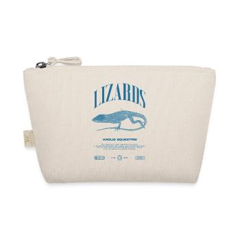 Cuban Knight Anole Reptile Keeper Lizard - Organic Pouch - nature - Front