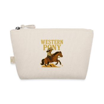 Western Pony Rider - Bio-Täschchen - Natur - Vorne