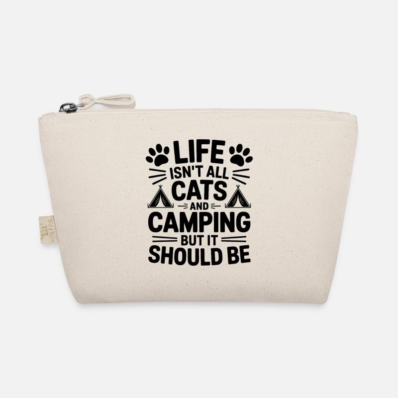 Camping Saying Cats Funny Camping Gift Organic Pouch
