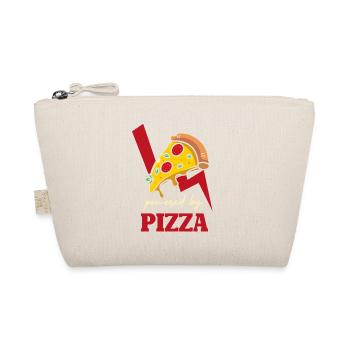 Power Pizza Blitz-Logo - Bio-Täschchen - Natur - Vorne