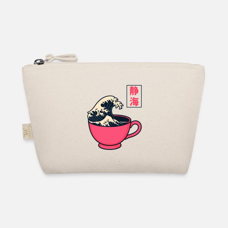 The big wave in the teacup Organic Pouch
