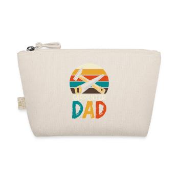 Carpenter Father Retro Tools - Organic Pouch - nature - Front