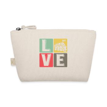 CheeseLove Pop Art Square - Organic Pouch - nature - Front