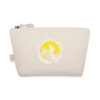 Hobby Horse Rider HOrse Girl English Riding Horse - Bio-Täschchen - Natur - Vorne