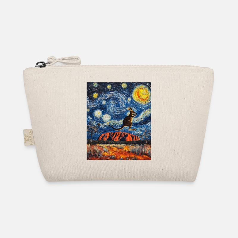 Kangeru Australia Van Gogh Style Starry Night Organic Pouch