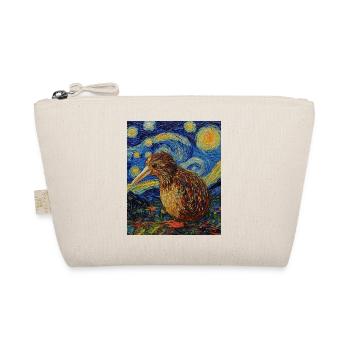 Kiwi Neuseeland Van Gogh Style Starry Night - Bio-Täschchen - Natur - Vorne