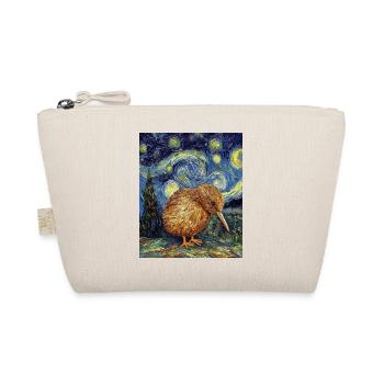 Kiwi Neuseeland Van Gogh Style Starry Night - Bio-Täschchen - Natur - Vorne