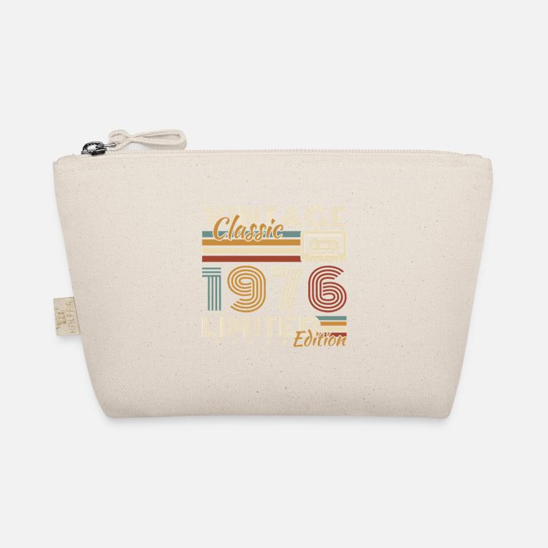1976 Vintage Retro Geburtstagsgeschenk Bio-Täschchen