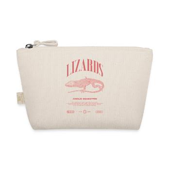 Cuban Knight Anole Reptile Keeper Lizard - Organic Pouch - nature - Front