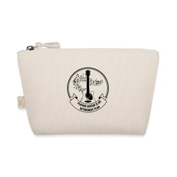 Guitar Retirement Humor Quote - Organic Pouch - nature - Front