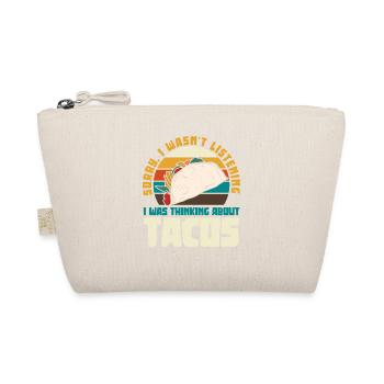 Late Taco Thought Train Design rétro - Trousse biologique - nature - Devant