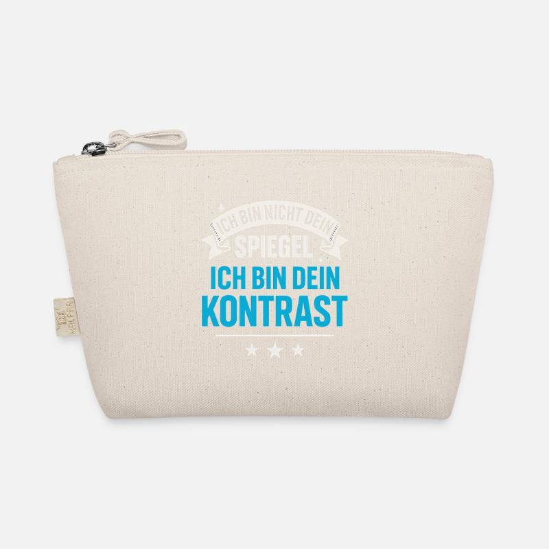 Ich bin nicht dein Spiegel Ich bin dein Kontrast Bio-Täschchen
