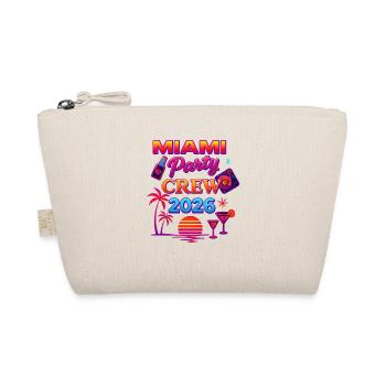 Miami Party Crew 2026 Neon Sunset - Bio-Täschchen - Natur - Vorne